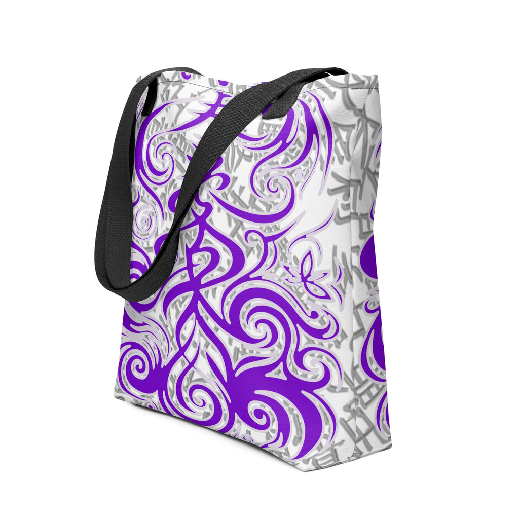 Tote bag - Heart Sutra Sigil Tote – Violet Invocation