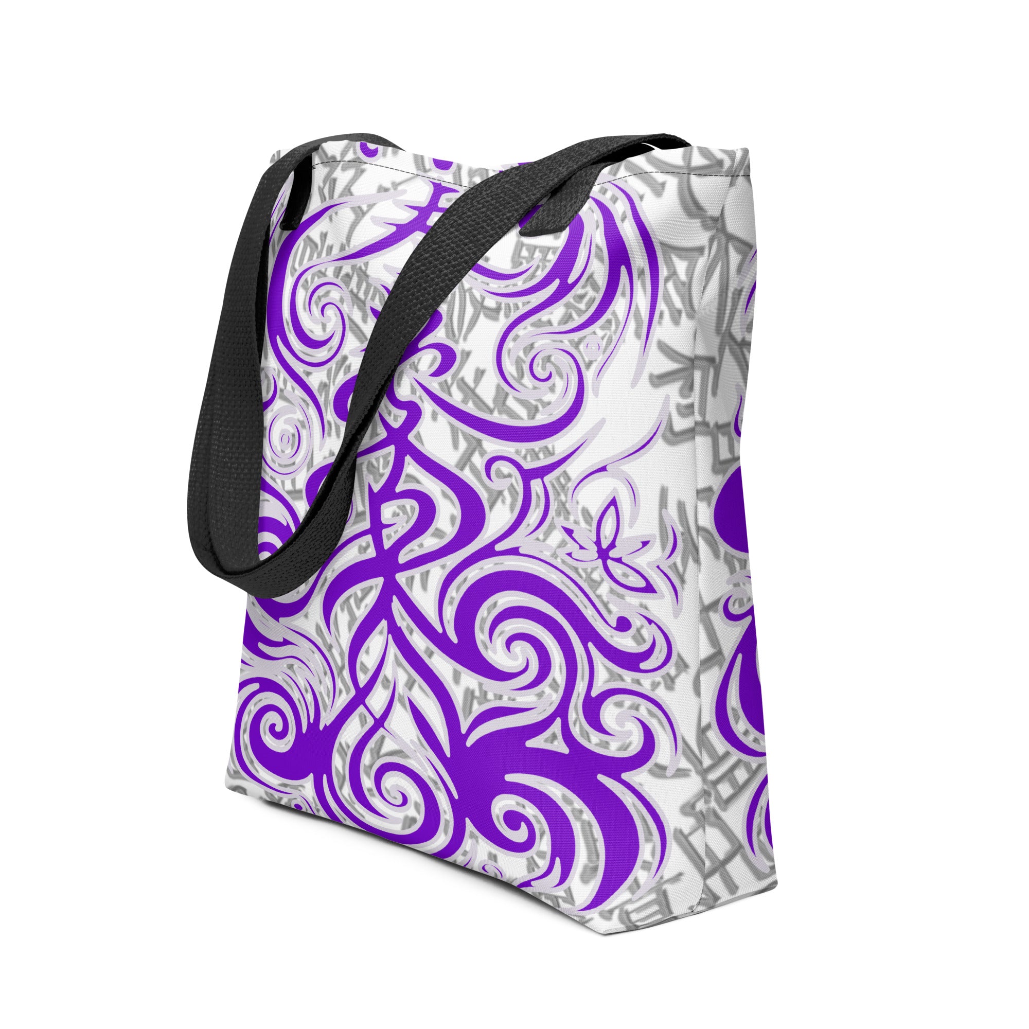 Tote bag - Heart Sutra Sigil Tote – Violet Invocation