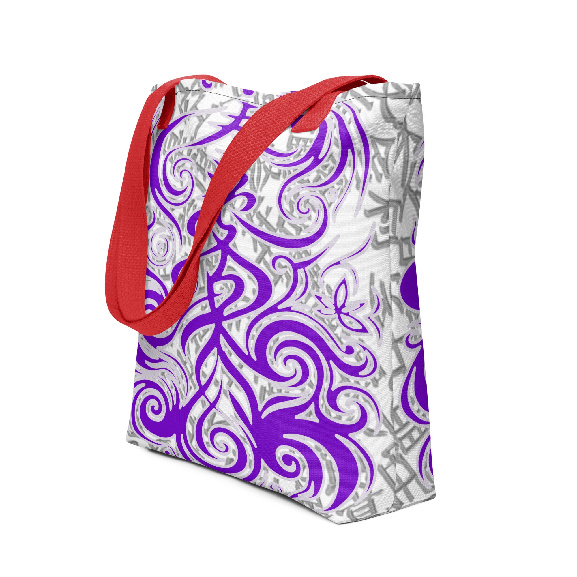 Tote bag - Heart Sutra Sigil Tote – Violet Invocation