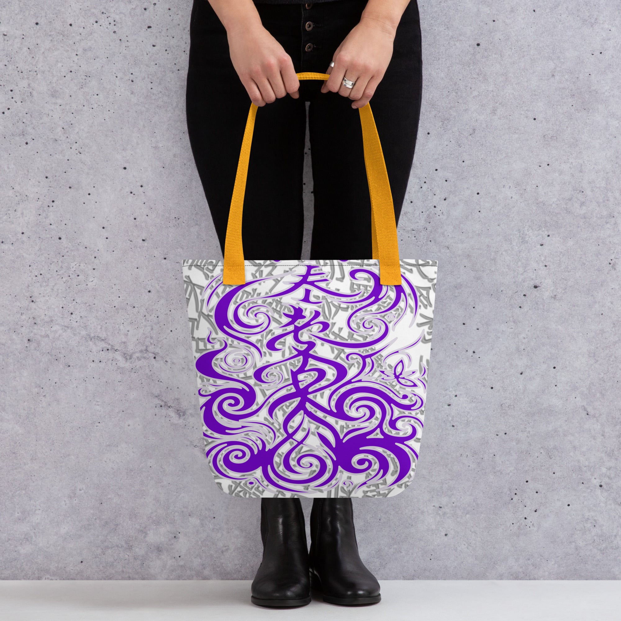 Tote bag - Heart Sutra Sigil Tote – Violet Invocation